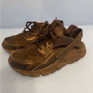 Nike Womens Air Huarache Running Shoes Black 634835-012 Size 6 Training